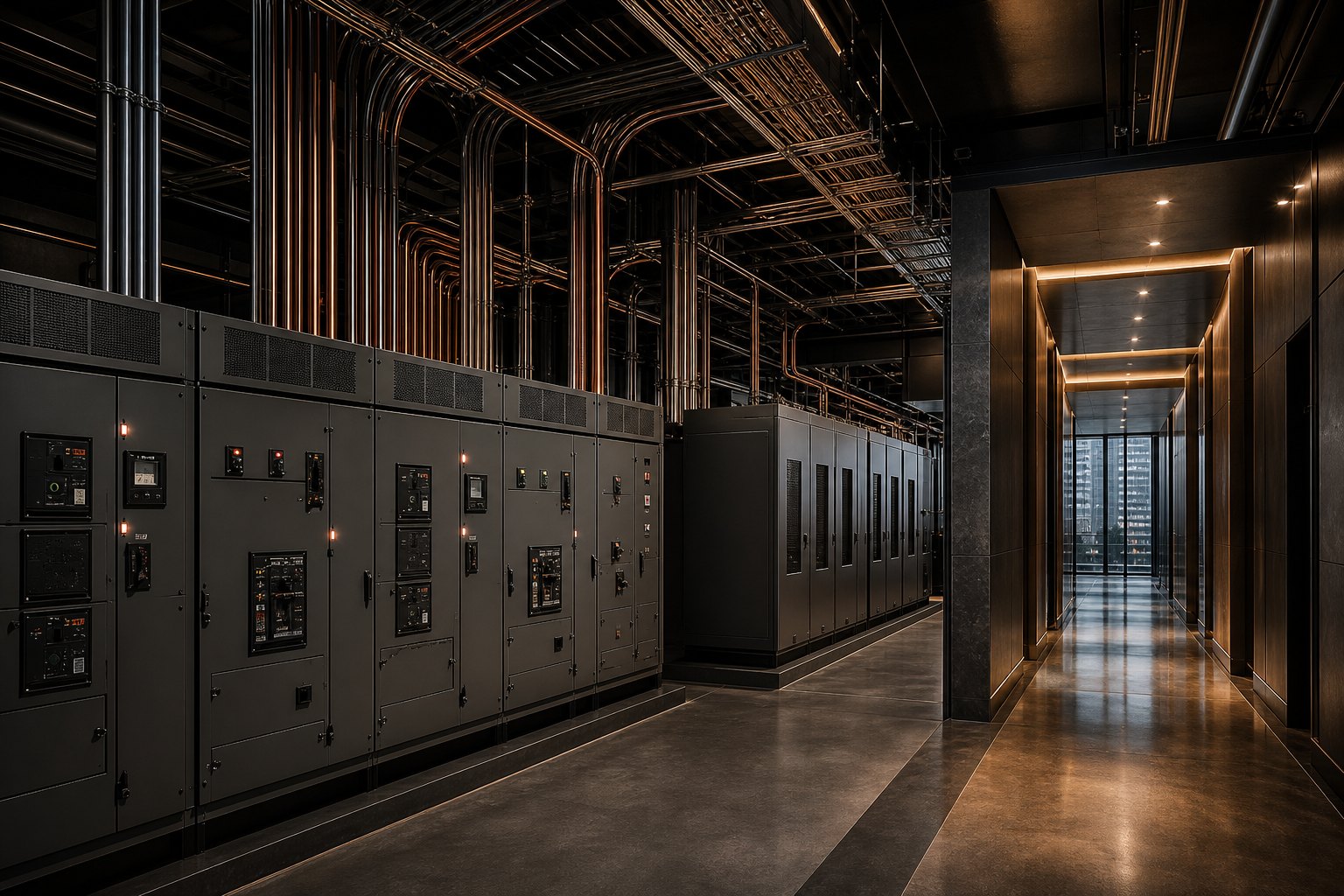 Large commercial building electrical infrastructure